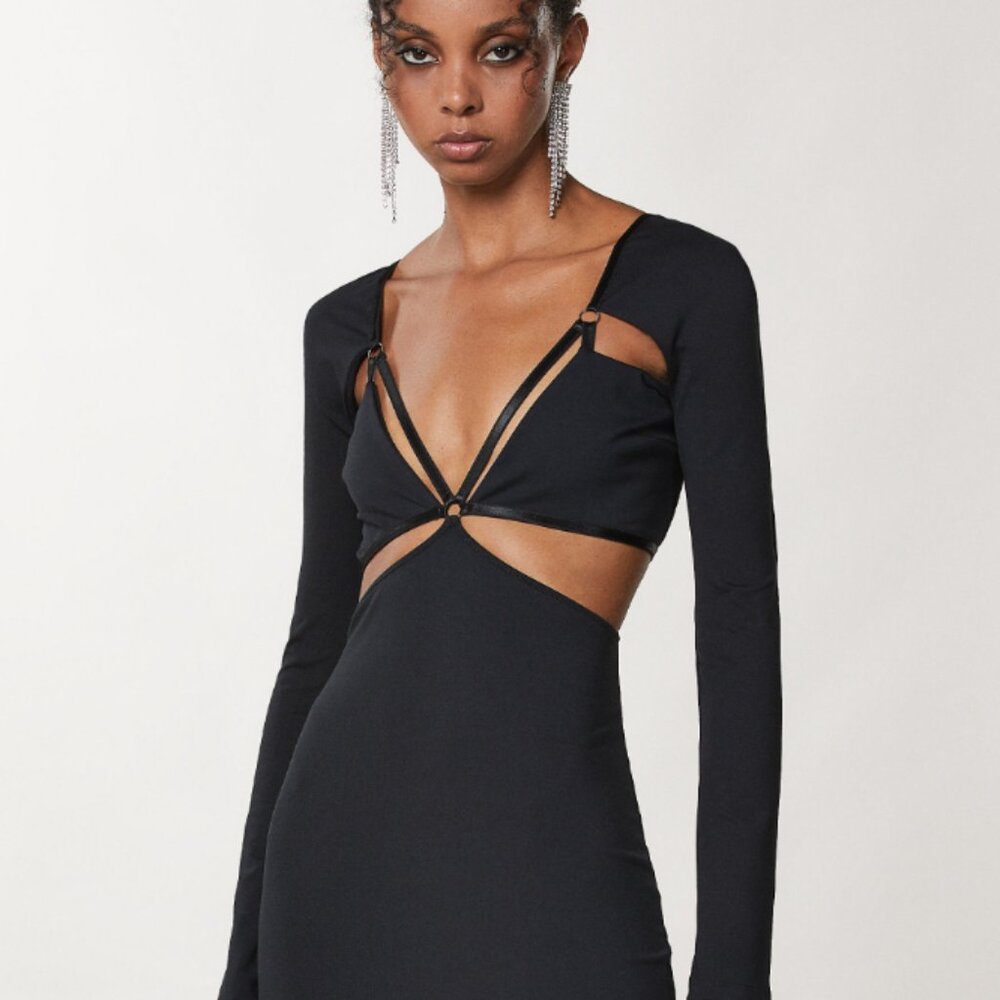 PATRIZIA PEPE BLACK DRESS - Brand New With Tags, Never Worn